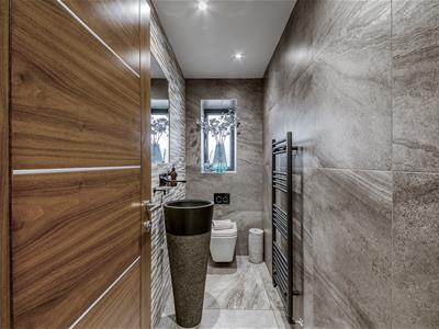Superbly Appointed Fitted Guest Cloakroom